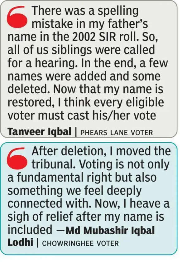 Bigger responsibility now: Cleared voters