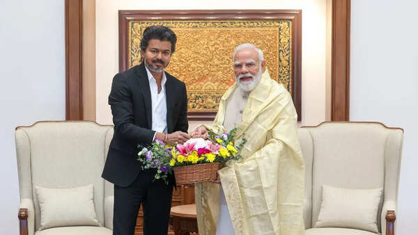 Tamil Nadu CM Vijay meets PM Modi Nirmala Sitharaman in his first official visit to Delhi