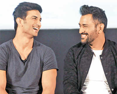 Sushant ‘thinks’ in Dhoni’s voice