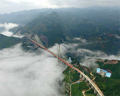 China inaugurates ‘highest’ bridge in the world