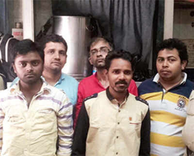 Jewellers turned gold into biscuits, arrested
