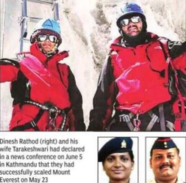 Pune cop couple accused of 'morphing' Everest glory