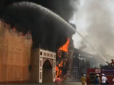 Karjat: Fire breaks out at ND studio; Jodhaa Akbar set up in flames