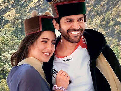 Photos: Sara Ali Khan and Kartik Aaryan go local in Himachal Pradesh