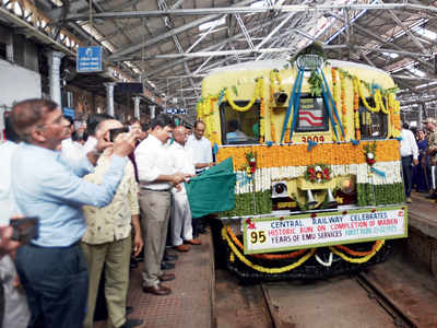 Central Railway brings back old days with maroon coaches, operates special EMU using a 22-year old rake