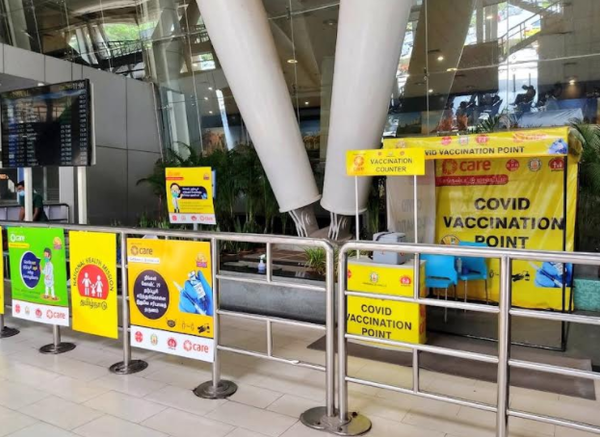 Covid-19 vaccination facility opened at Chennai airport