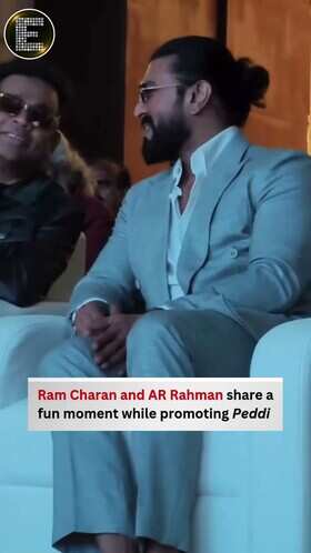 Ram Charan And AR Rahman Share Cheerful Moments During Peddi Promotions