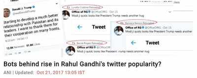 Fake news buster: ANI’s story on Rahul Gandhi and Twitter Bots
