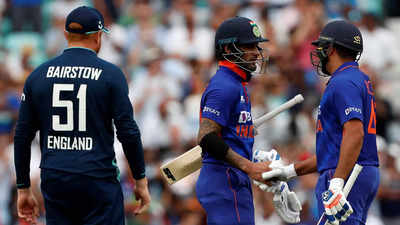 India vs England ODI Live Score Bumrah Shami rock England innings