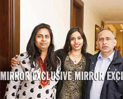Indicted but immune, Devyani back in India