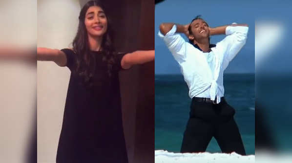 Watch: Pooja Hegde recreates Hrithik Roshan’s ‘Kaho Naa Pyaar Hai’