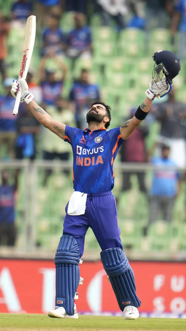 Pics: Records galore as Virat Kohli hits 46th ODI century