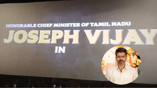 Vijay’s ‘Chief Minister’ title card goes viral; Has the 'Jana Nayagan' actor dropped the iconic ‘Thalapathy’ tag?