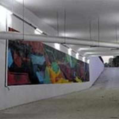 Posh apartment gets an exclusive underpass