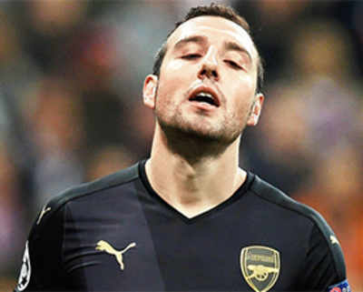 Arsenal midfielder Cazorla could be out until March