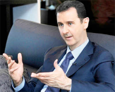 Prez Assad denies chemical attack, says claim an insult