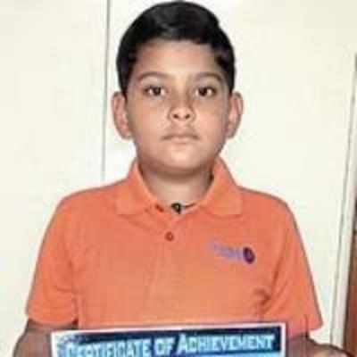 City boy is youngest Indian to get NASA certificate