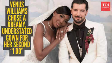Venus Williams weds Andrea Preti: Bride Venus Williams stuns in the most gorgeous wedding gown by Georges Hobeika