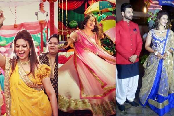 Top 10 pics from Divyanka Tripathi's sangeet, mehendi, Haldi