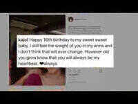 You're my heartbeat: Kajol on daughter's 16th birthday 