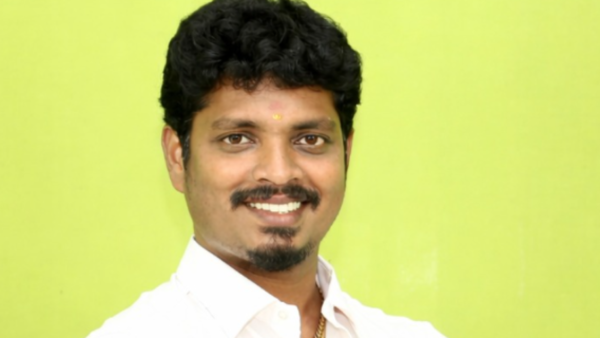 Minister Vignesh urges visitors to gift educational stationery instead of garlands