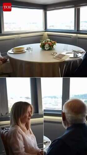 PM Modi meets Giorgia Meloni during Italy visit