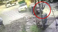 On cam: Two people killed as poultry van turns turtle in Jaipur 