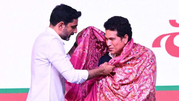 Sachin Tendulkar at Andhra University highlights minister Nara Lokesh’s ‘cricket diplomacy’