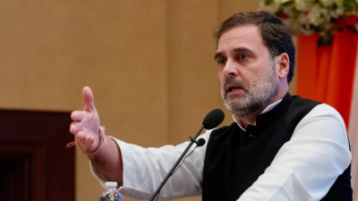 Rahul Gandhi US Visit Live Updates: Indian democracy broken from last 10  years, now it is fighting back, says Rahul Gandhi - The Times of India