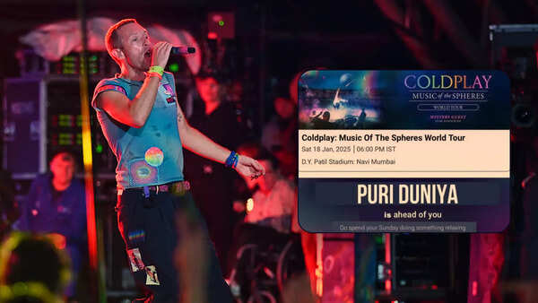 Buy at ₹12K, sell at ₹300K: How Coldplay tickets beat crypto on Sunday