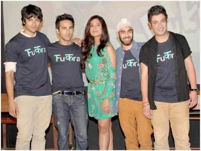 Fukrey Returns: Pulkit Samrat, Varun Sharma, Ali Fazal, Manjot Singh and Richa Chadda celebrate song launch in Fukra style