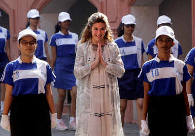 Canadian PM Justin Trudeau India visit: Sophie Gregoire Trudeau calls for ending gender inequality