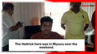 When Shivarajkumar had a movie outing in Mysuru 