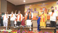 Five ex-Congress MLAs join BJP in Gujarat’s Gandhinagar 