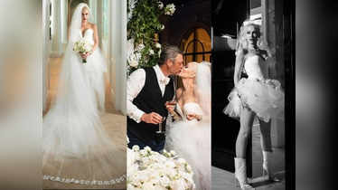 Gwen Stefani s inscribed wedding dress a tribute for her boys