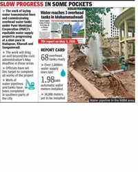 PMC&rsquo;s water project work to drag on till Dec in Hadapsar, Kharadi