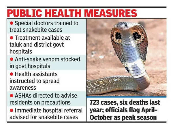 Summer heat, higher snake bite risk in Mysuru