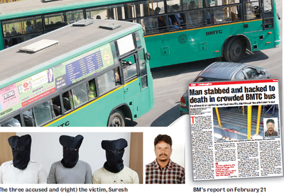 A murder that shook Bengaluru: Man, sons held for February 21 incident in which Kadapa man was chased, killed in BMTC bus