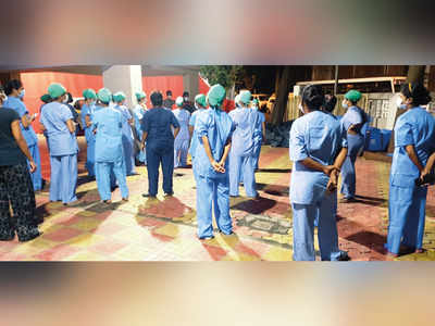 NESCO nurses protest over lack of amenities