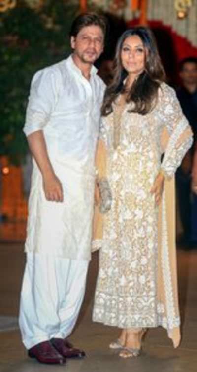 Gauri Khan rings in birthday with half of her 'better halves Shah Rukh Khan and AbRam