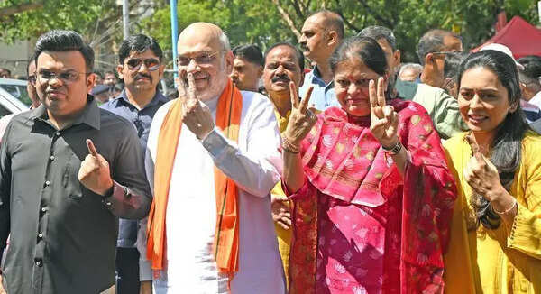 Turnout at 45% for civic body polls: Ahmedabad keeps democracy cool in 45°C heat