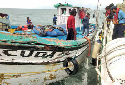 Karnataka: Fishing vessel, crew rescued by Coast Guard