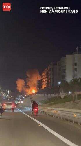 Israel BOMBS Beirut Airport Highway As IDF Intensifies Attacks On Lebanon After Hezbollah Strikes