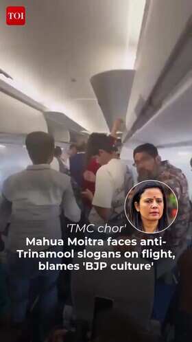 Mahua Moitra Shares Video, Seeks Action Over Anti-TMC Slogans on Flight