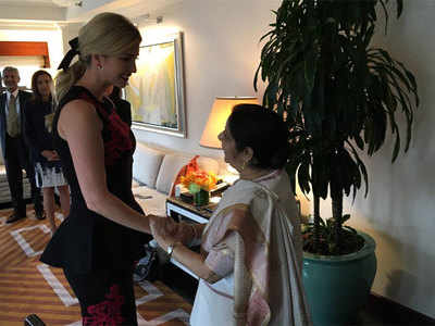 Ivanka Trump meets Sushma Swaraj, discusses women entrepreneurship