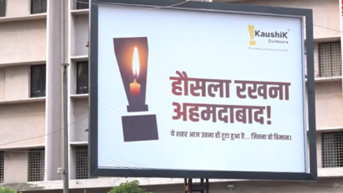 Air India Ahmedabad Plane Crash Live: Posters saying 'Hausla Rakhna Ahmedabad' (Keep up your spirit Ahmedabad) put up across the city as it still finding it tough to come to terms with the devastating Air India crash tragedy.