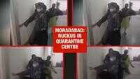 Moradabad: Women dance to protest against non availability of alcohol at a quarantine centre 