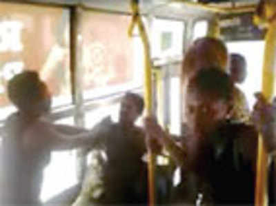 Six Nigerian girls arrested by cops for assaulting BMTC driver, conductor