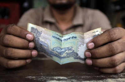Indian rupee falls sharply by 100 paise to 64.20 against dollar
