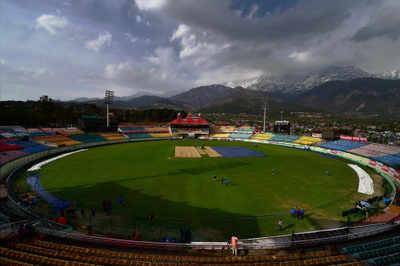 In Pics: Dharamsala cricket stadium – a sight to behold as
India, Australia clash